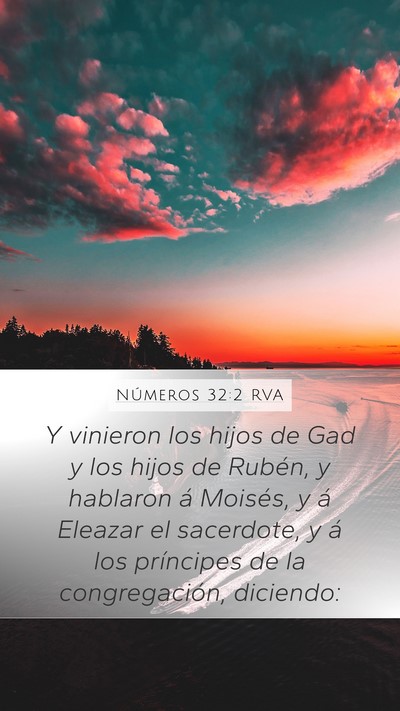 Números 32:2 RVA Bible Verse Image
