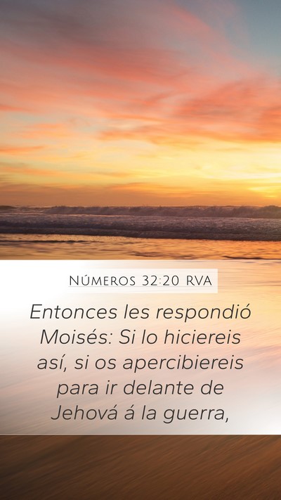 Números 32:20 RVA Bible Verse Image