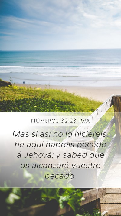 Números 32:23 RVA Bible Verse Image