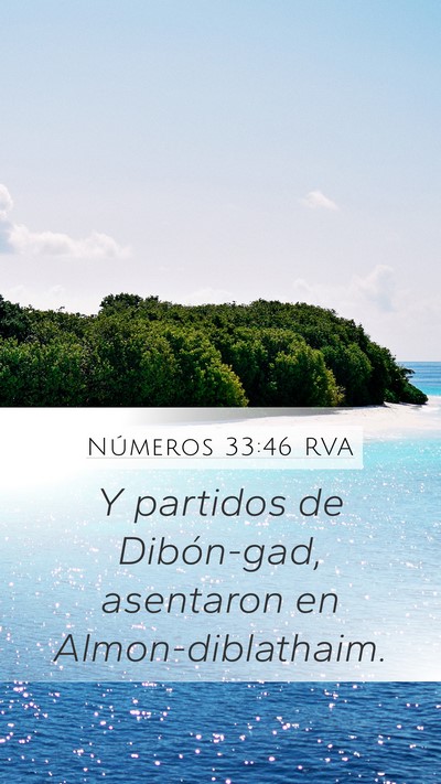 Números 33:46 RVA Bible Verse Image
