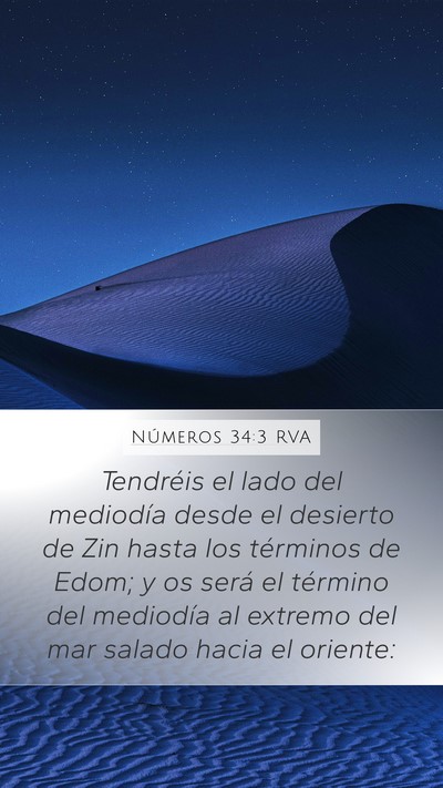 Números 34:3 RVA Bible Verse Image