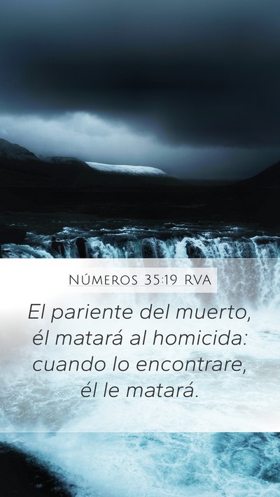 Números 35:19 RVA Bible Verse Image