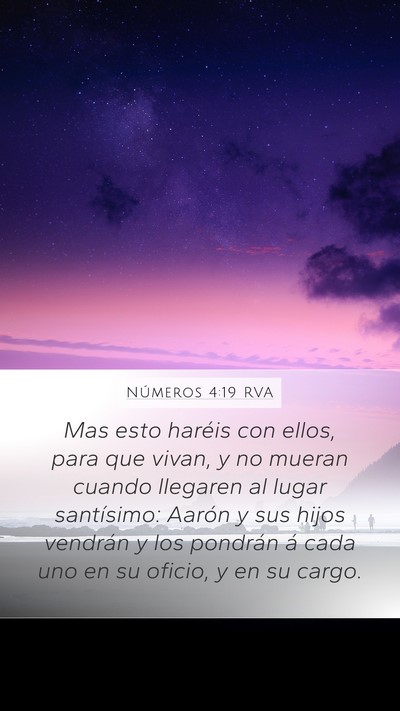 Números 4:19 RVA Bible Verse Image