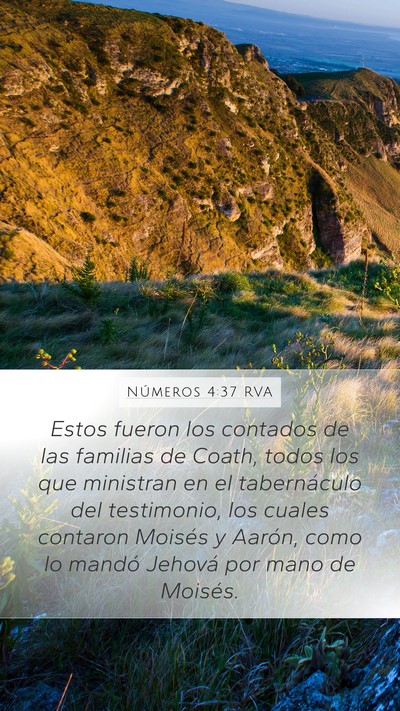 Números 4:37 RVA Bible Verse Image