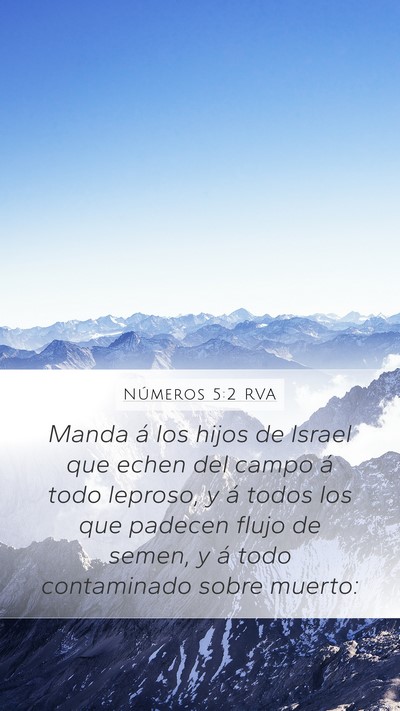 Números 5:2 RVA Bible Verse Image