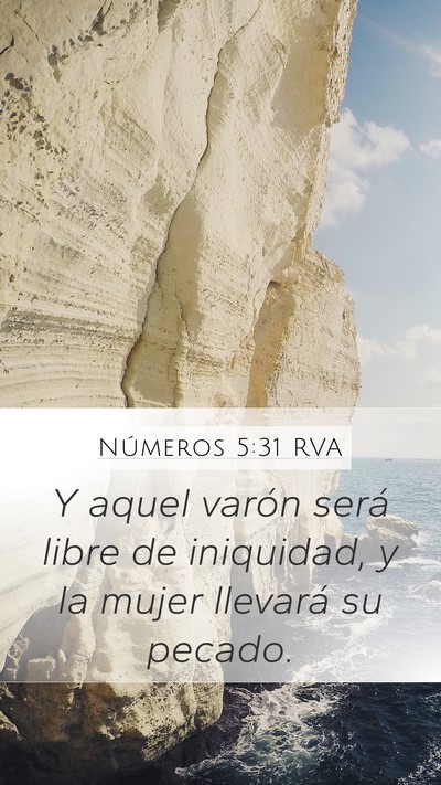Números 5:31 RVA Bible Verse Image