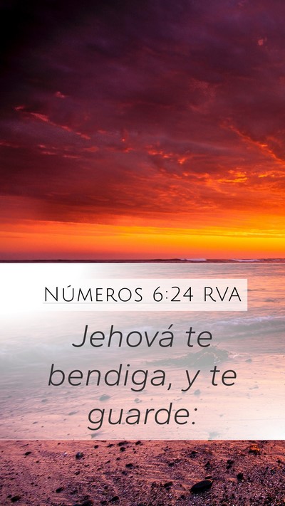 Números 6:24 RVA Bible Verse Image
