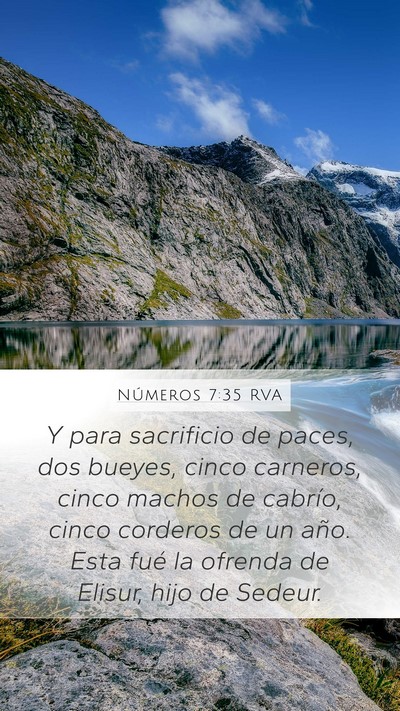 Números 7:35 RVA Bible Verse Image