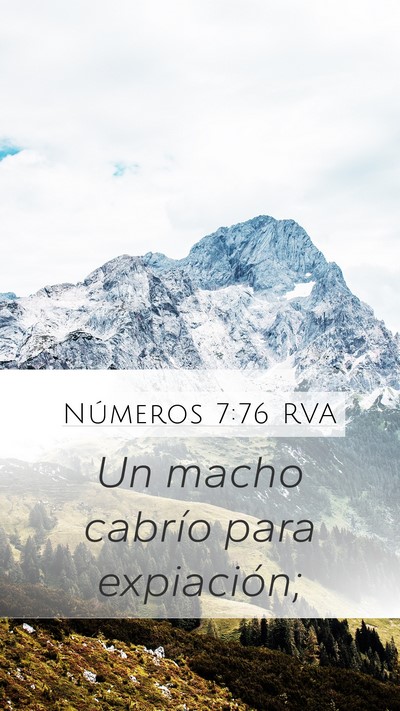 Números 7:76 RVA Mobile Phone Wallpaper - Un macho cabrío para - Mobile Bible Verse Wallpaper