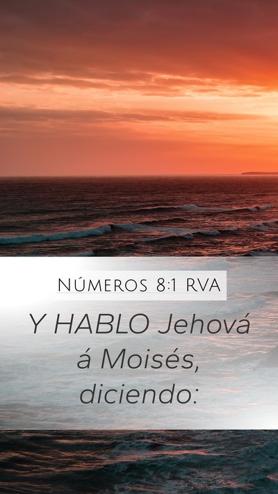 Números 8:1 RVA Bible Verse Image