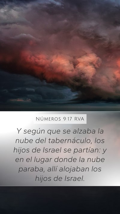 Números 9:17 RVA Bible Verse Image