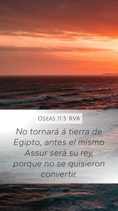 Oseas 11:5 RVA Bible Verse Image