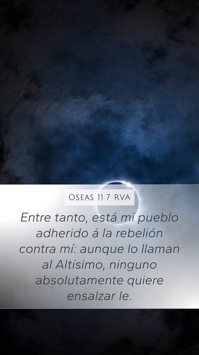 Oseas 11:7 RVA Bible Verse Image