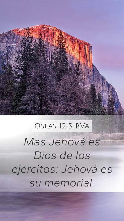 Oseas 12:5 RVA Bible Verse Image