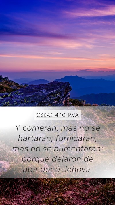 Oseas 4:10 RVA Bible Verse Image