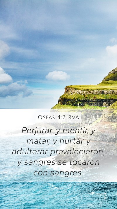 Oseas 4:2 RVA Bible Verse Image