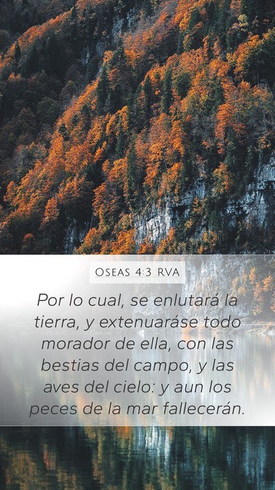 Oseas 4:3 RVA Bible Verse Image