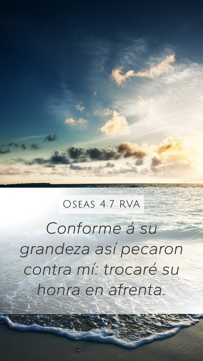 Oseas 4:7 RVA Bible Verse Image