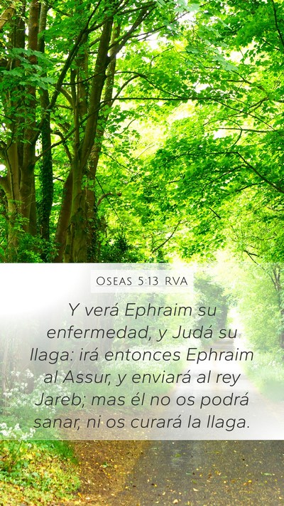 Oseas 5:13 RVA Bible Verse Image