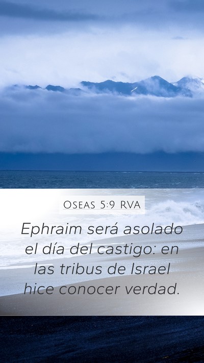 Oseas 5:9 RVA Bible Verse Image