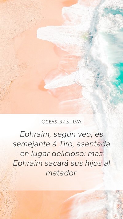 Oseas 9:13 RVA Bible Verse Image