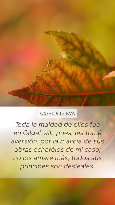 Oseas 9:15 RVA Bible Verse Image
