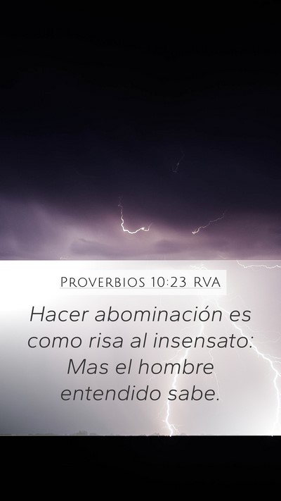 Proverbios 10:23 RVA Bible Verse Image