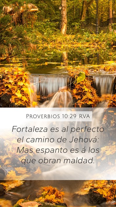 Proverbios 10:29 RVA Bible Verse Image