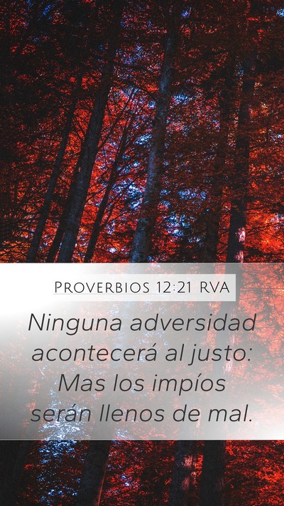 Proverbios 12:21 RVA Bible Verse Image