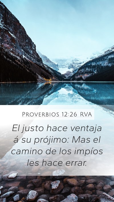 Proverbios 12:26 RVA Bible Verse Image