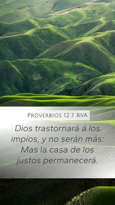 Proverbios 12:7 RVA Bible Verse Image