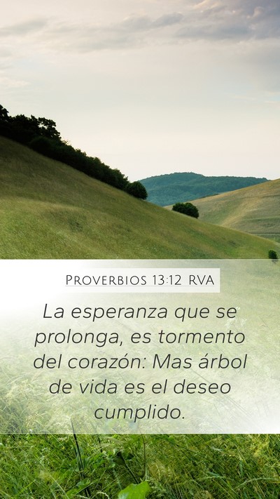 Proverbios 13:12 RVA Bible Verse Image