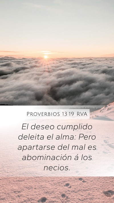Proverbios 13:19 RVA Bible Verse Image