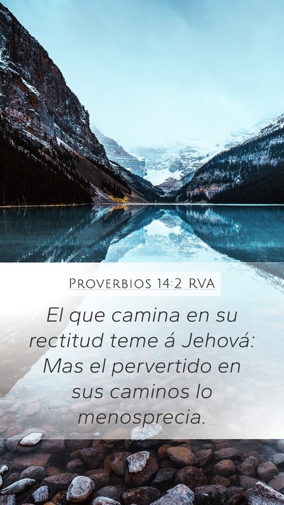 Proverbios 14:2 RVA Bible Verse Image