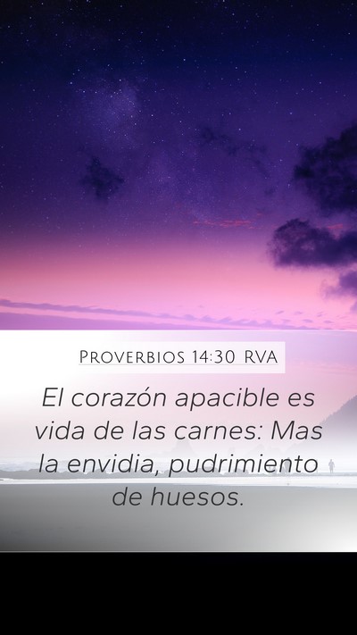 Proverbios 14:30 RVA Bible Verse Image