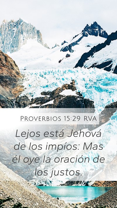 Proverbios 15:29 RVA Bible Verse Image