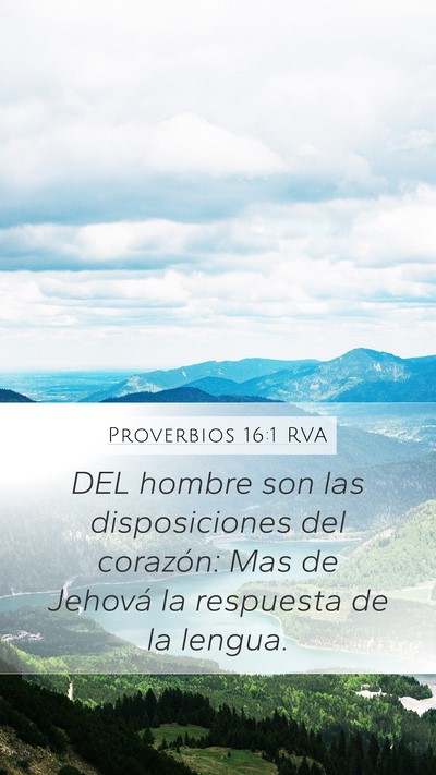 Proverbios 16:1 RVA Bible Verse Image
