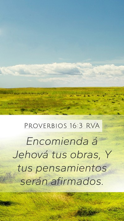Proverbios 16:3 RVA Bible Verse Image