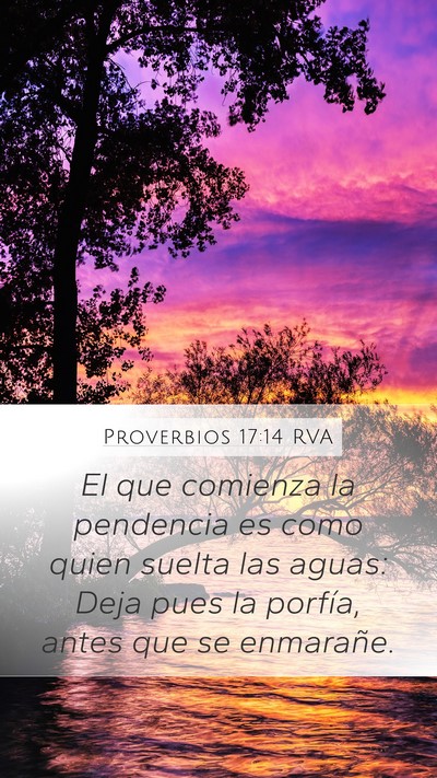 Proverbios 17:14 RVA Bible Verse Image