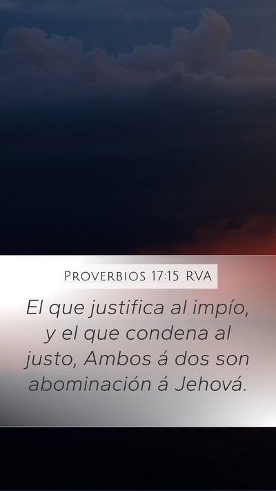 Proverbios 17:15 RVA Bible Verse Image