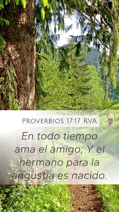 Proverbios 17:17 RVA Bible Verse Image