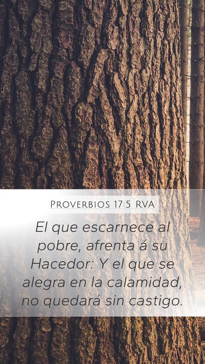 Proverbios 17:5 RVA Bible Verse Image