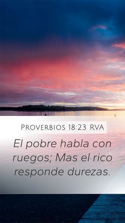 Proverbios 18:23 RVA Bible Verse Image