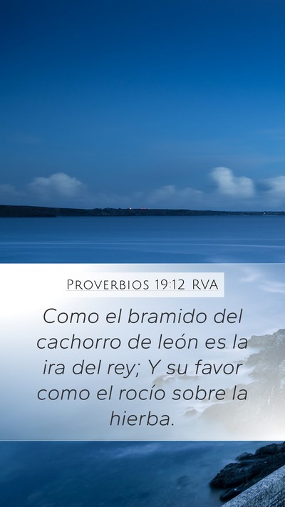 Proverbios 19:12 RVA Bible Verse Image