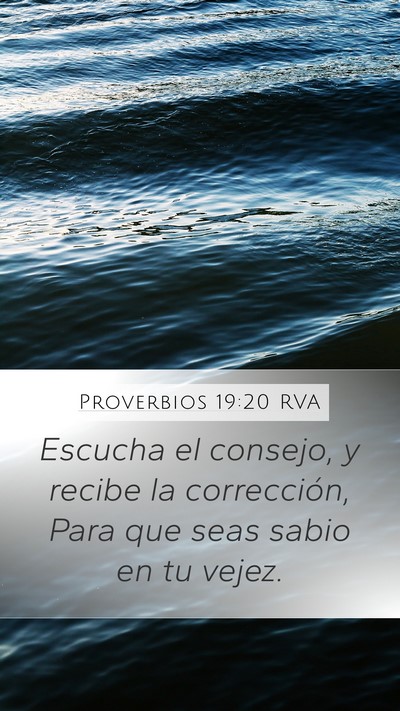 Proverbios 19:20 RVA Bible Verse Image