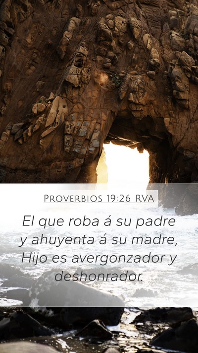 Proverbios 19:26 RVA Bible Verse Image
