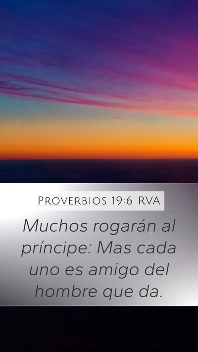 Proverbios 19:6 RVA Bible Verse Image