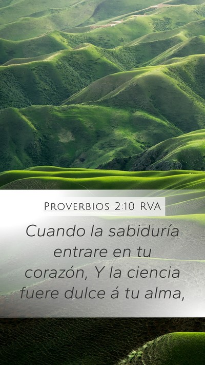 Proverbios 2:10 RVA Bible Verse Image
