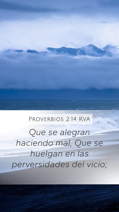 Proverbios 2:14 RVA Bible Verse Image