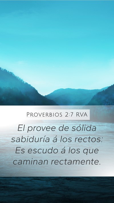 Proverbios 2:7 RVA Bible Verse Image